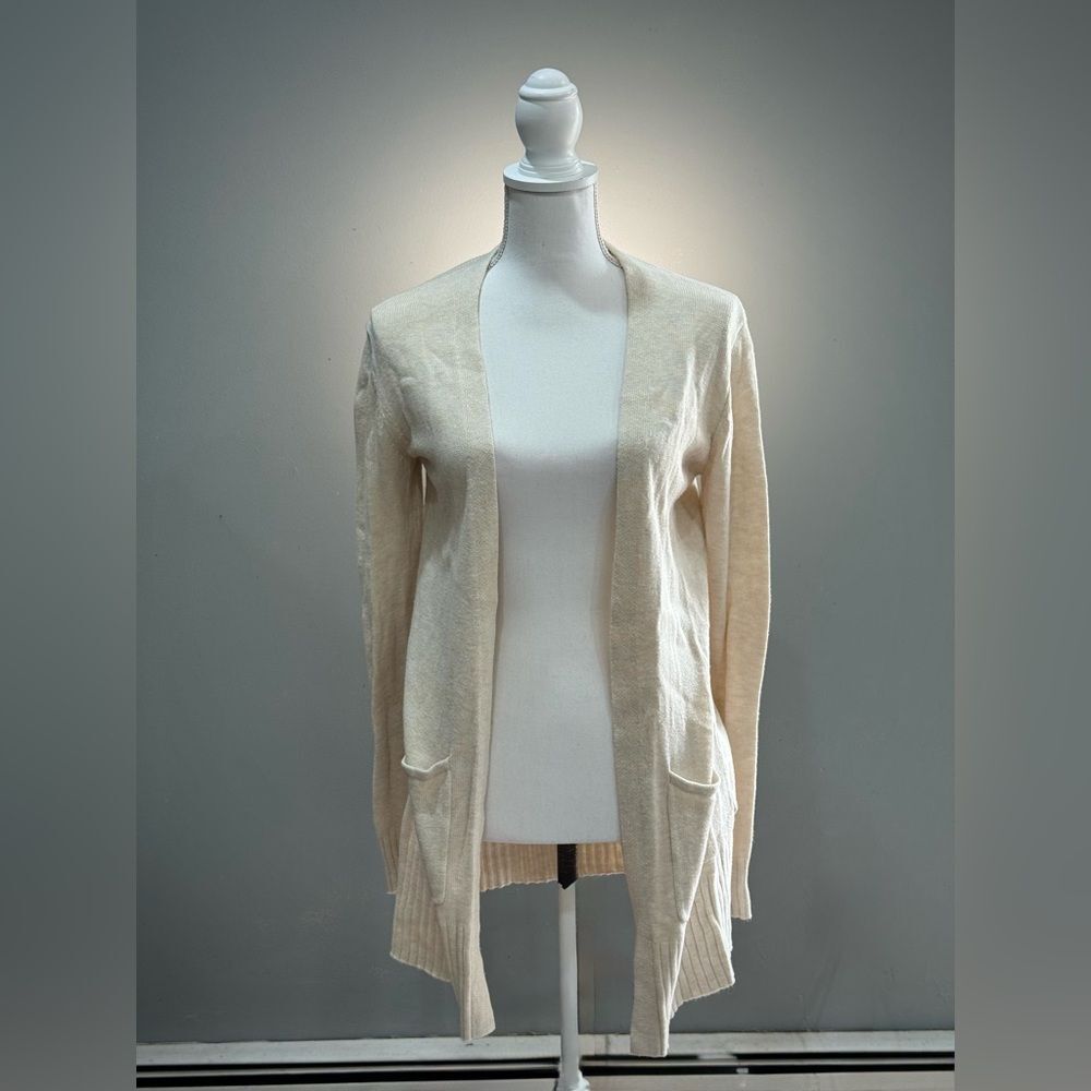 Cream Old Navy Oversized Open Sweater Size XS EUC